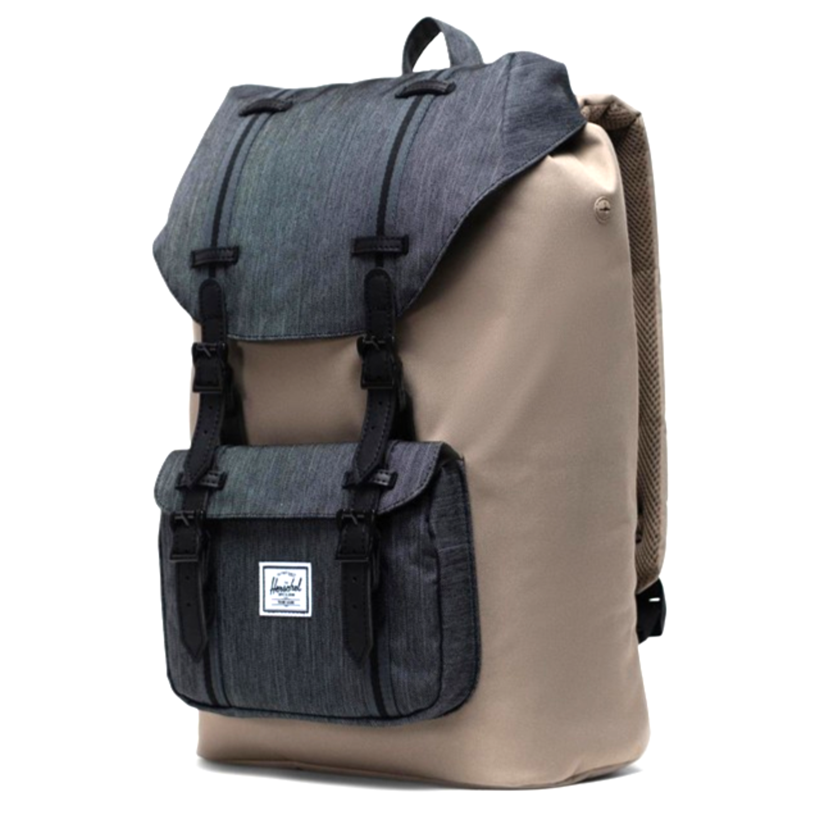 Herschel Supply Co. Little America Mid-Volume Timberwolf/Black Denim/Black